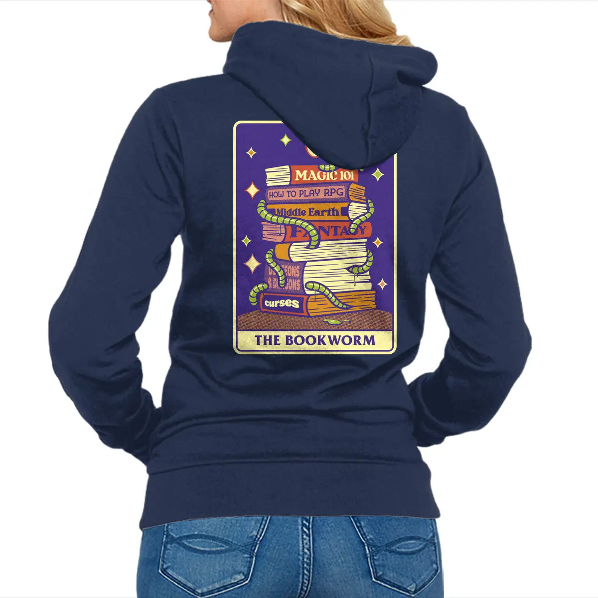The Bookworm RPG Fantasy Sweatshirt - Image 4