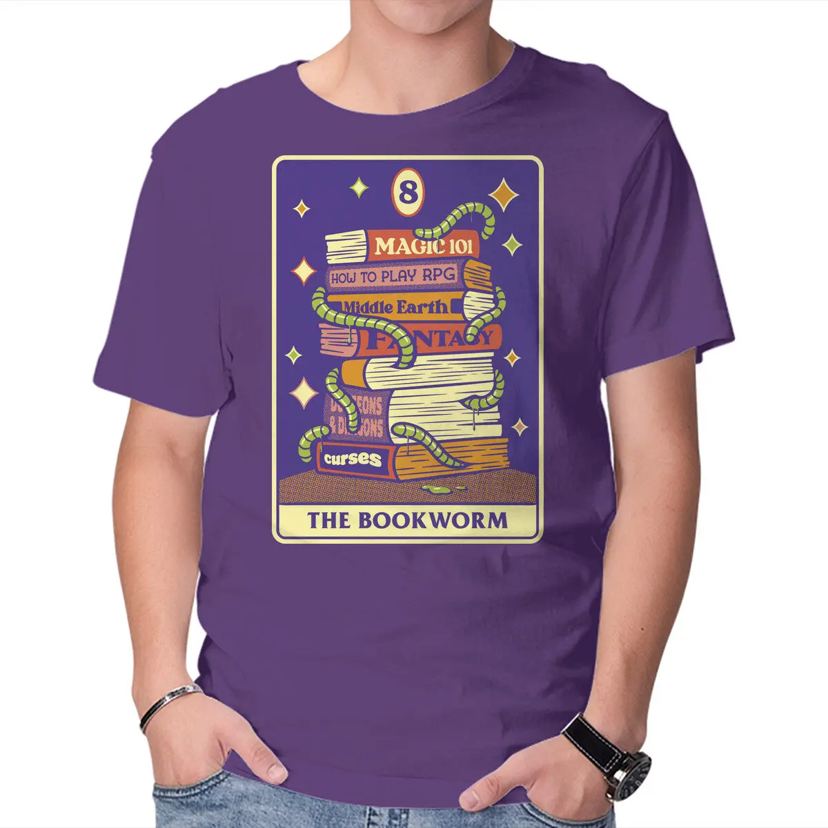 Bookworm RPG Fan T-Shirt - Image 13
