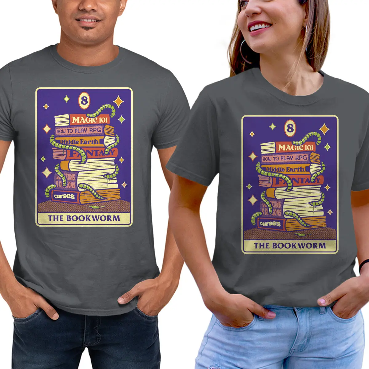 The Bookworm RPG Fan T-Shirt - Image 9
