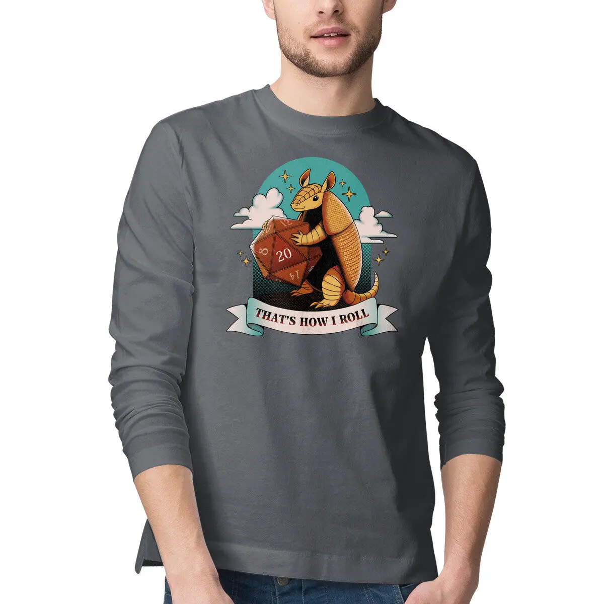 Armadillo 'That's How I Roll' Graphic Tee - Image 7