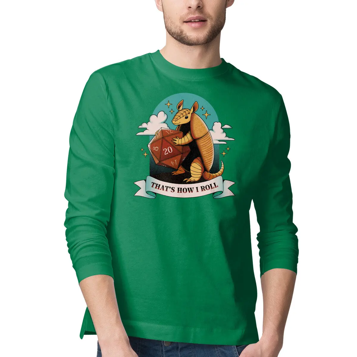 Armadillo 'That's How I Roll' Graphic Tee - Image 10