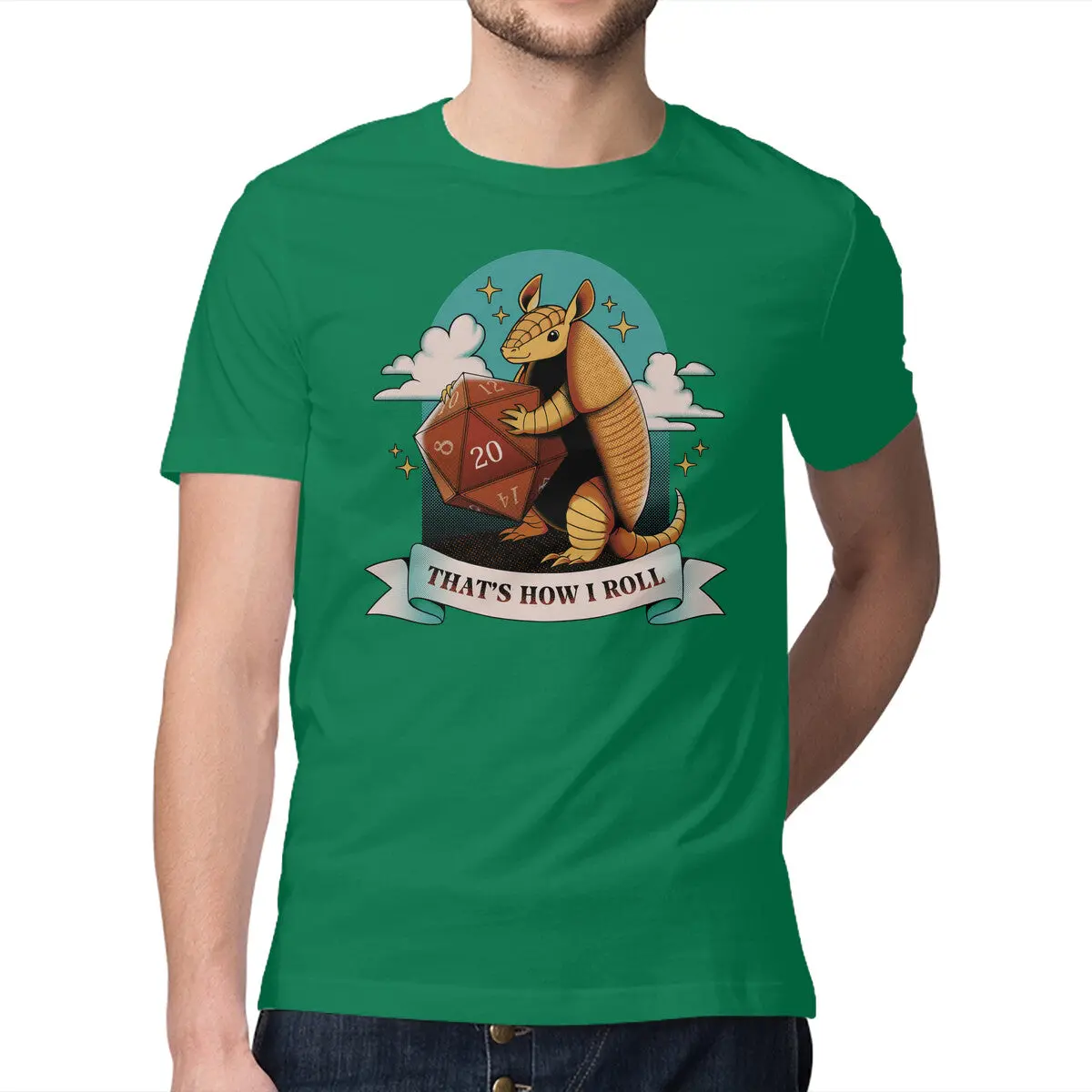 That's How I Roll Armadillo T-Shirt for Men - Image 13