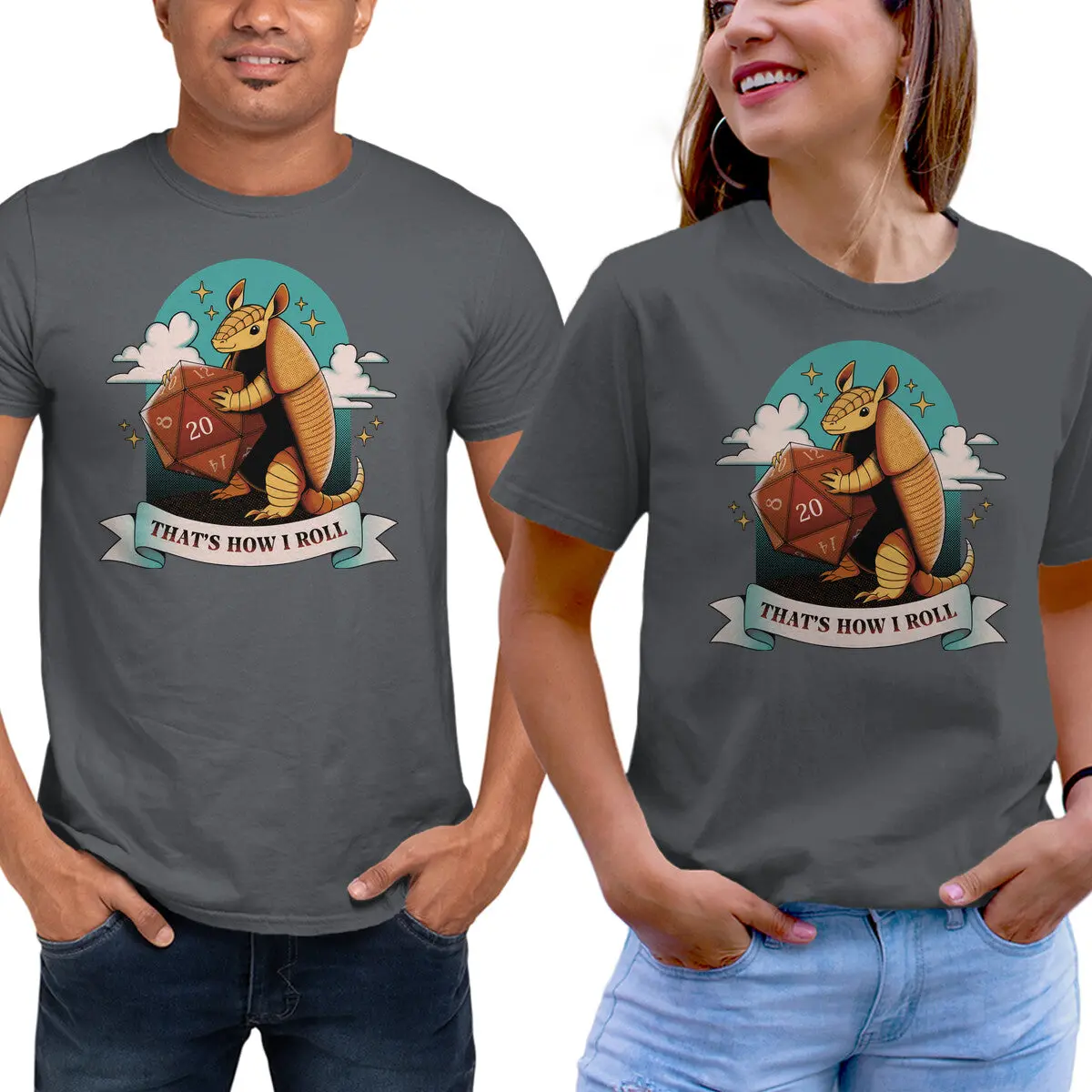 Armadillo T-Shirt: 'That's How I Roll' - Image 9