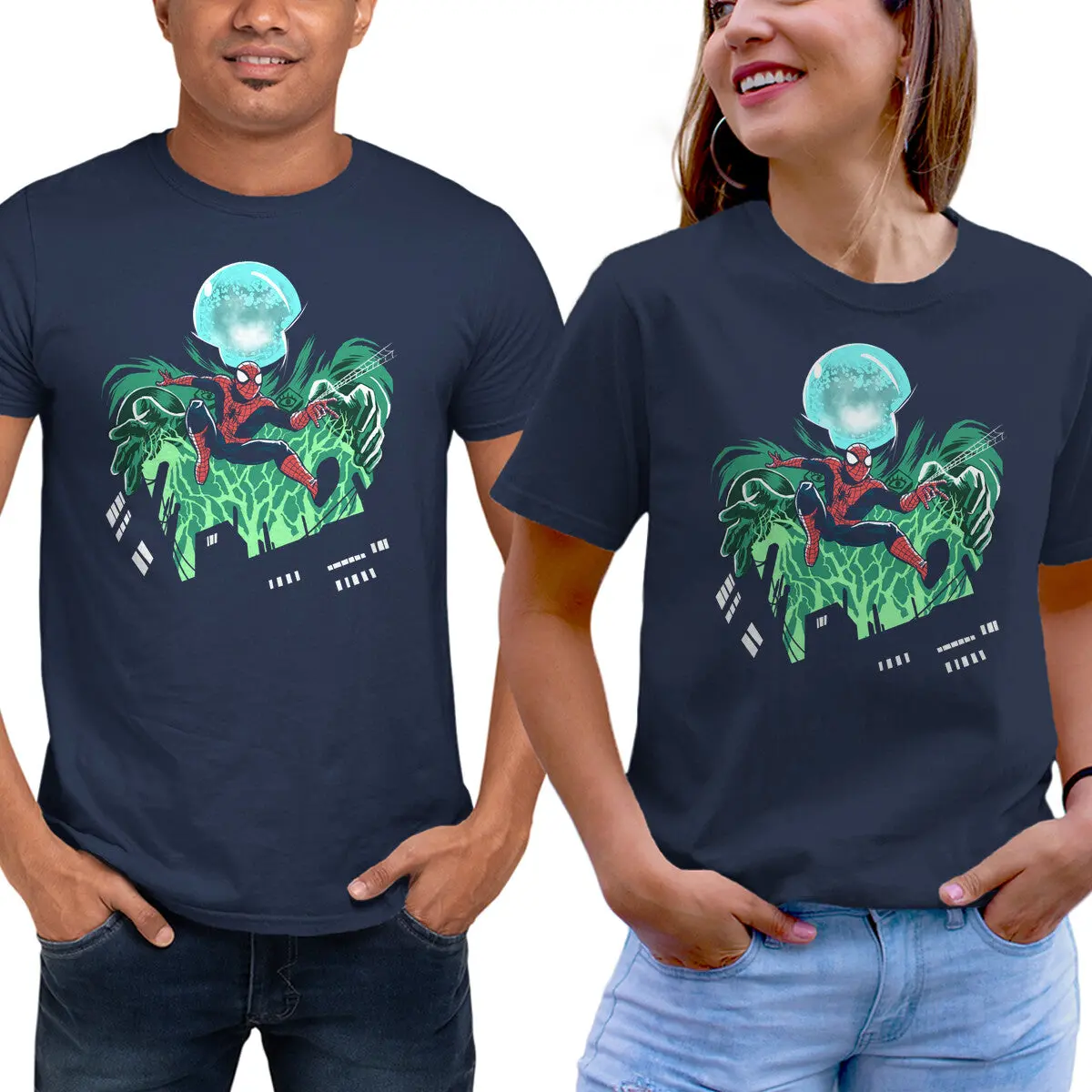 Mysterio vs. Spider-Man Graphic Tee - Image 5