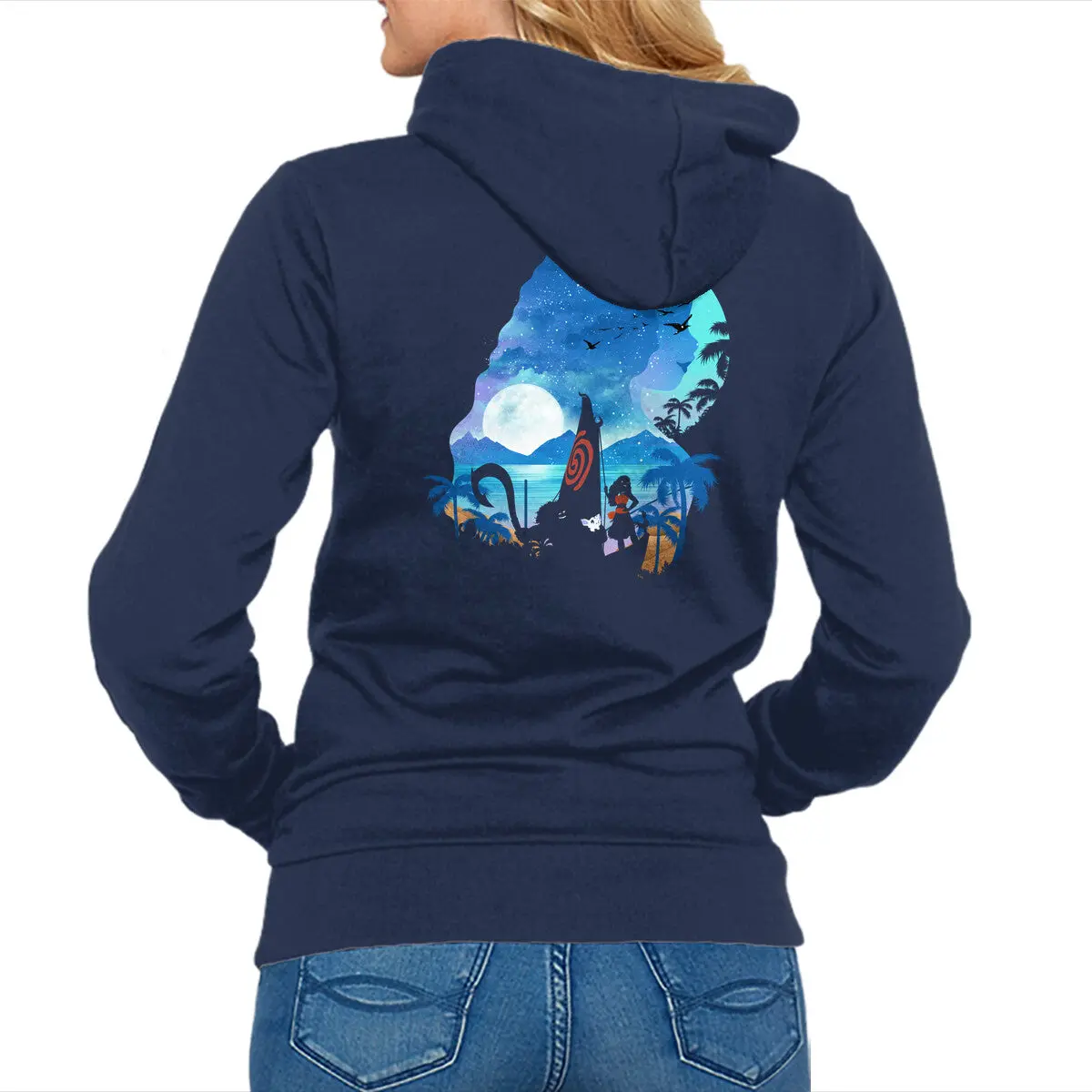 Daughter of the Sea Unisex Zip-Up Sweatshirt - Image 4