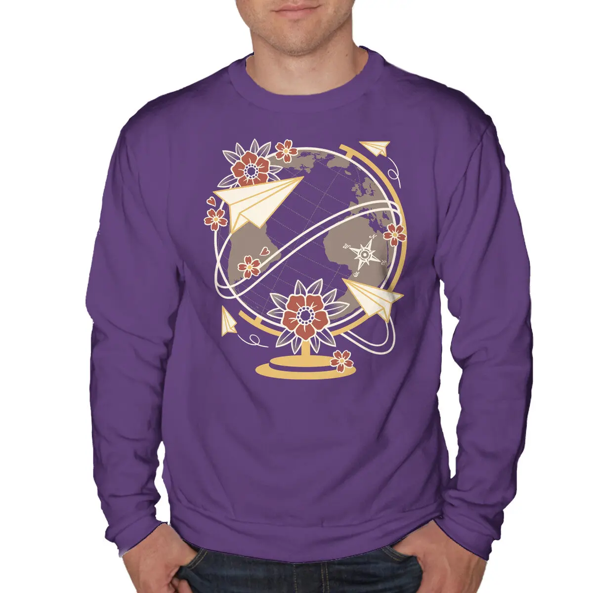 Origami Airplane Sweatshirt - Image 10