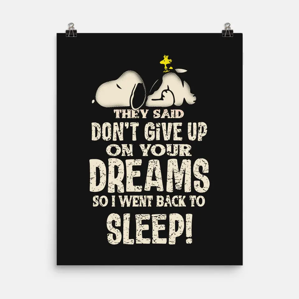 Don't Give Up On Your Dreams 2