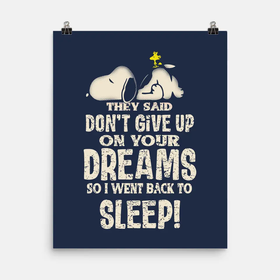 Don't Give Up On Your Dreams 5