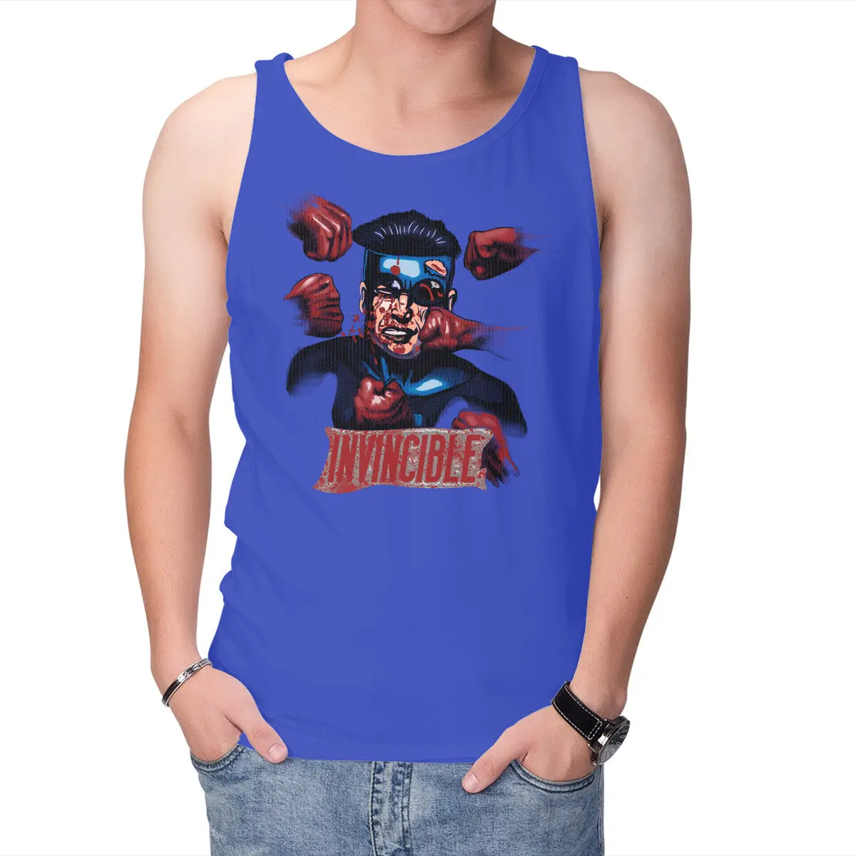 Invincible Nobody Unisex Tank Top - Image 10