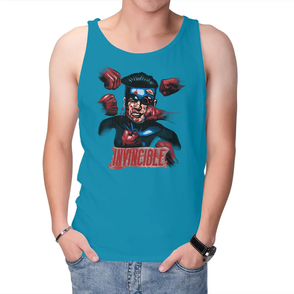 Invincible Nobody Unisex Tank Top - Image 13
