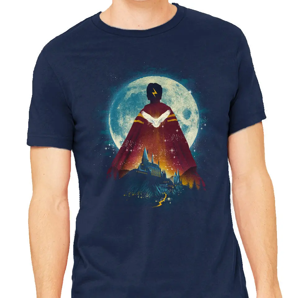 Believe in Magic Mens Heavyweight Cotton T-Shirt - Image 5
