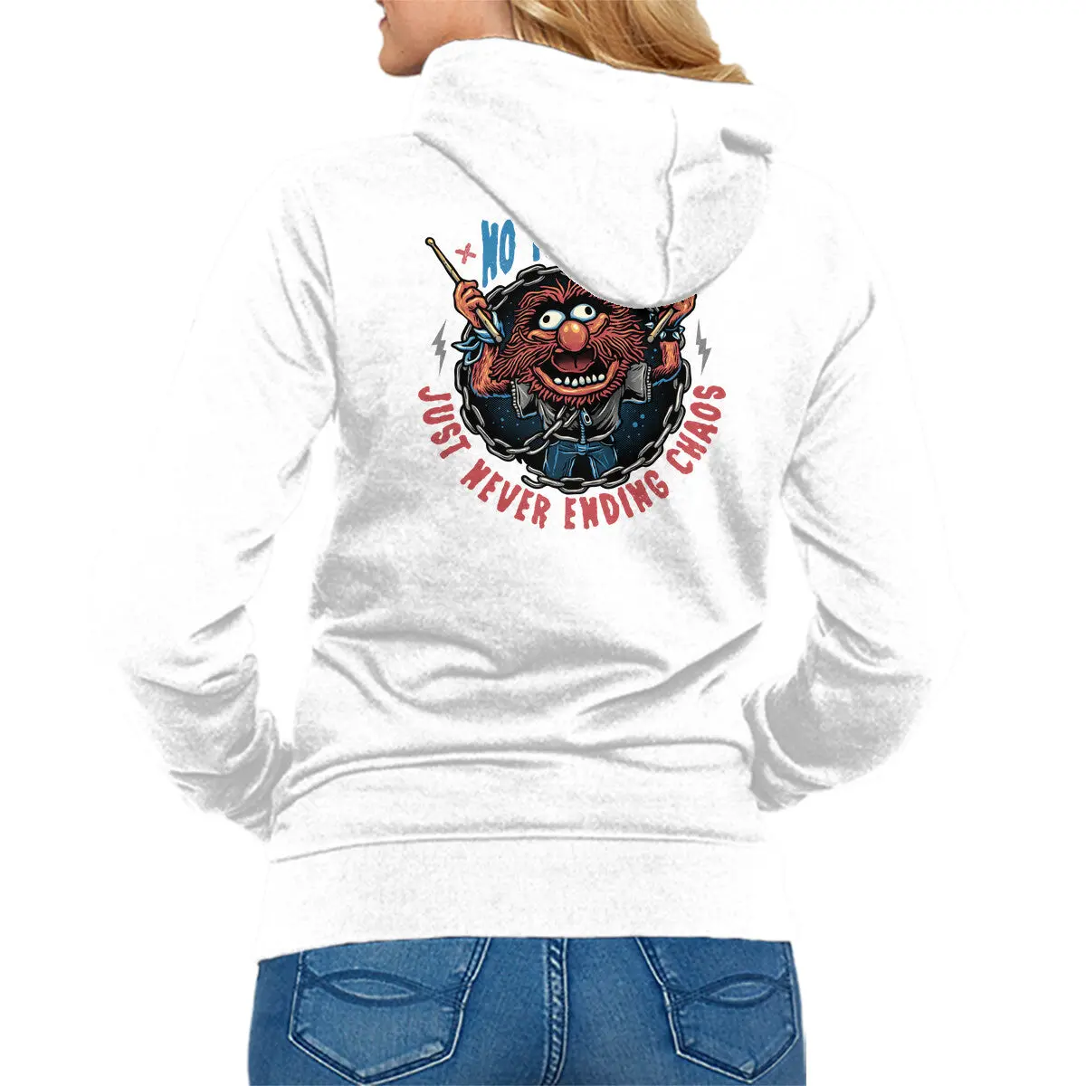 Chaos Mindset Unisex Zip-Up Sweatshirt - Image 7