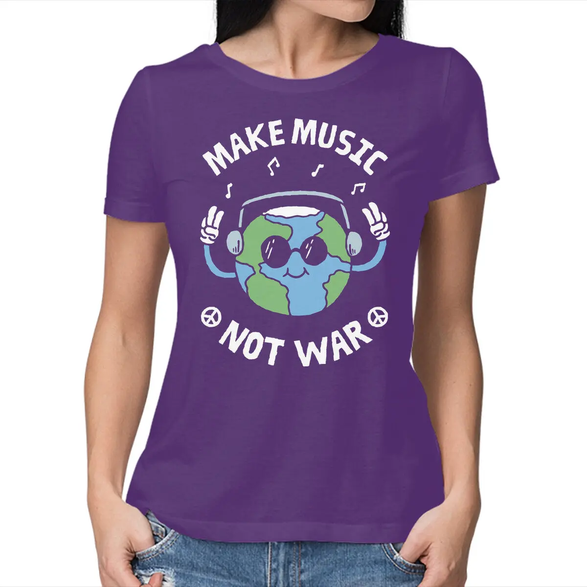 Music Over Conflict Women's T-Shirt - Image 13