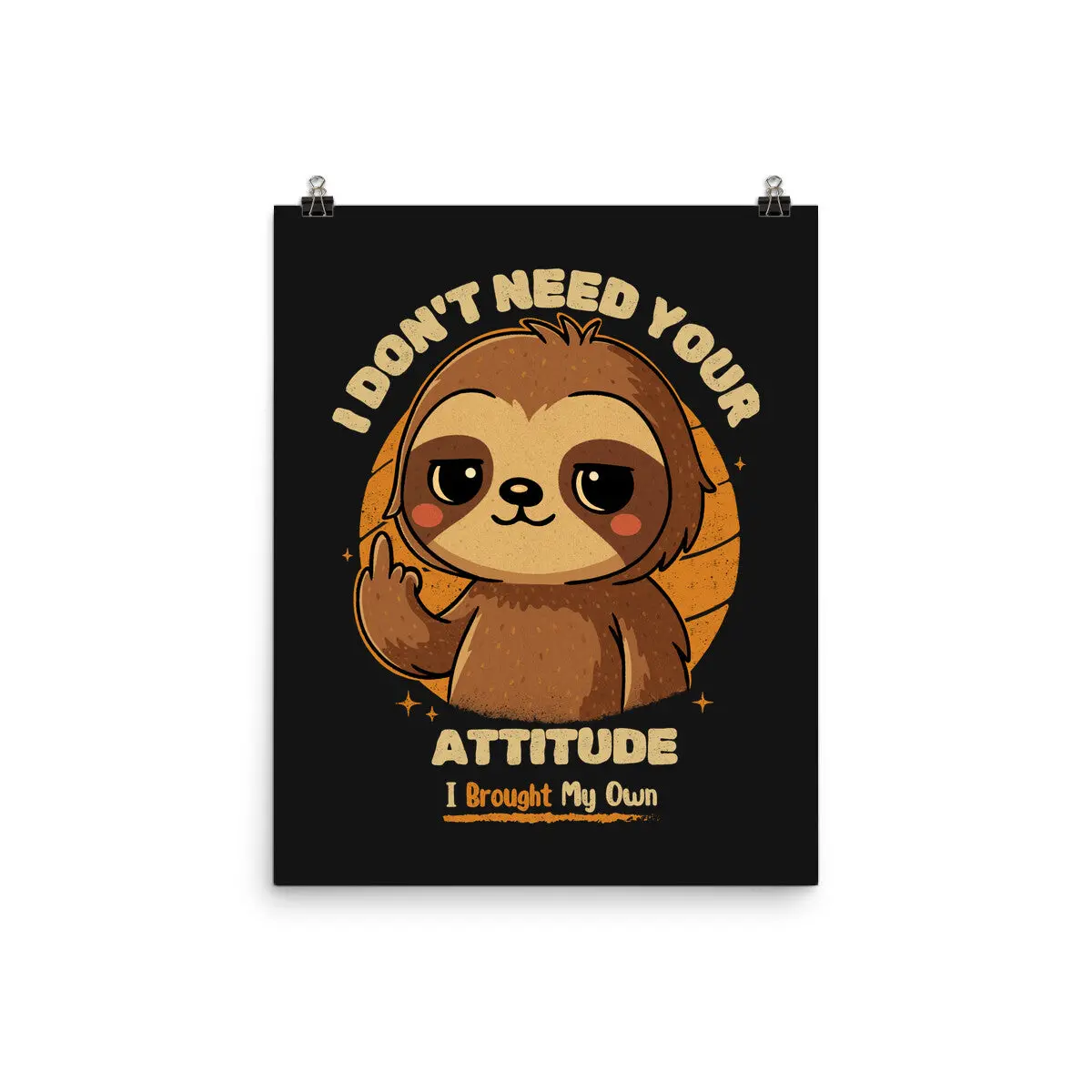 Sloth With Attitude 1