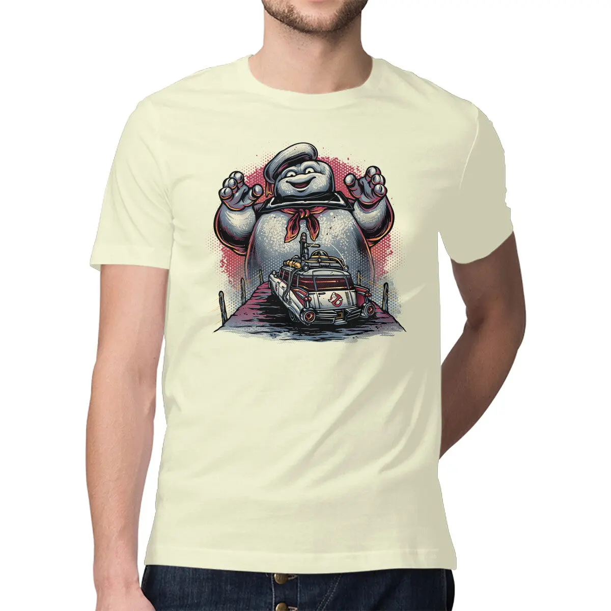 Spooky Encounter Graphic T-Shirt for Men - Image 17