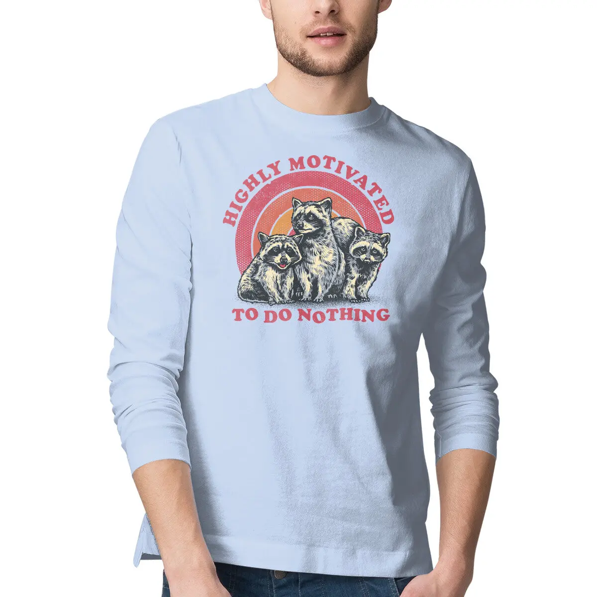 Lazy Humor Long Sleeve T-Shirt for Men - Image 10