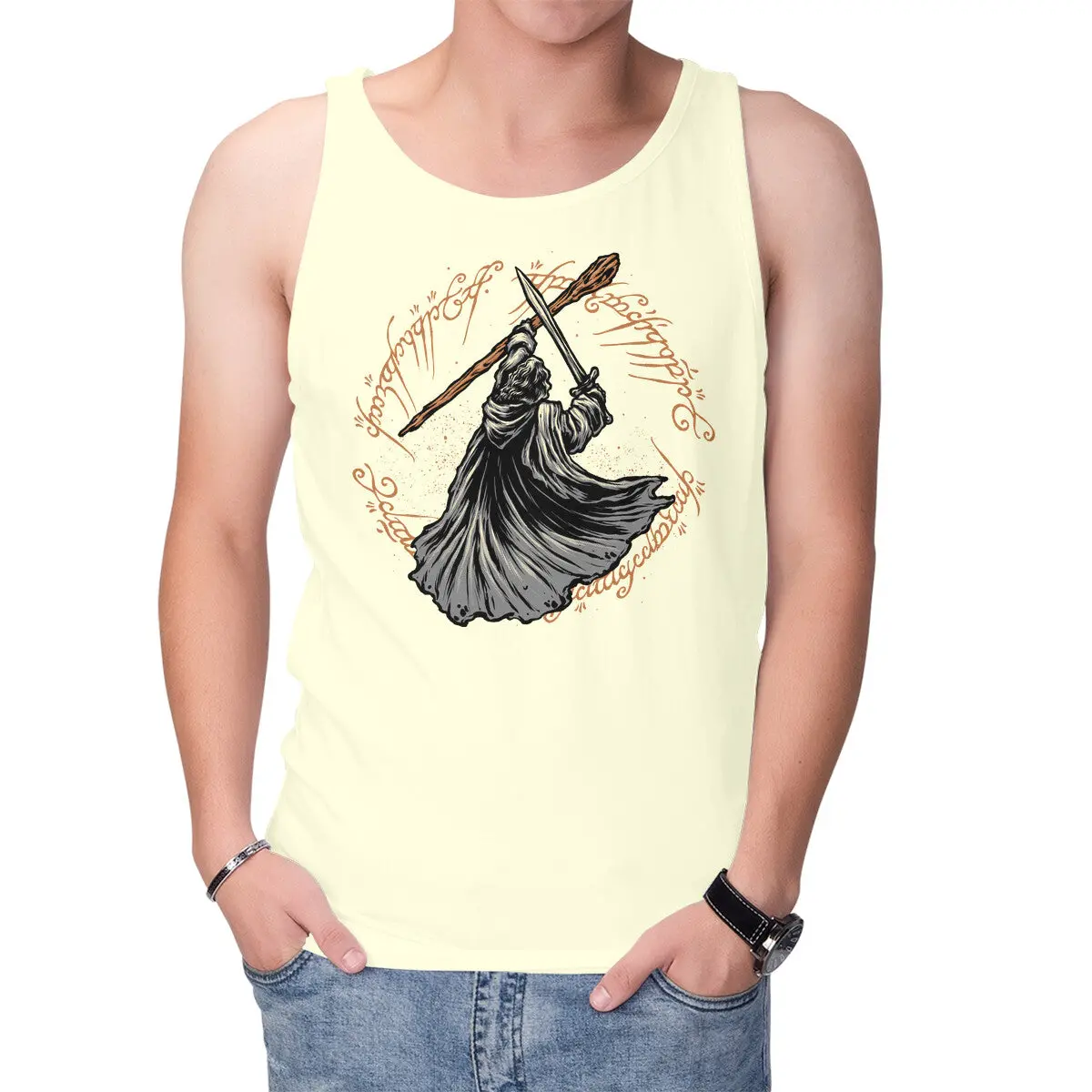 Destiny of the Wizard Graphic Tank Top - Image 10