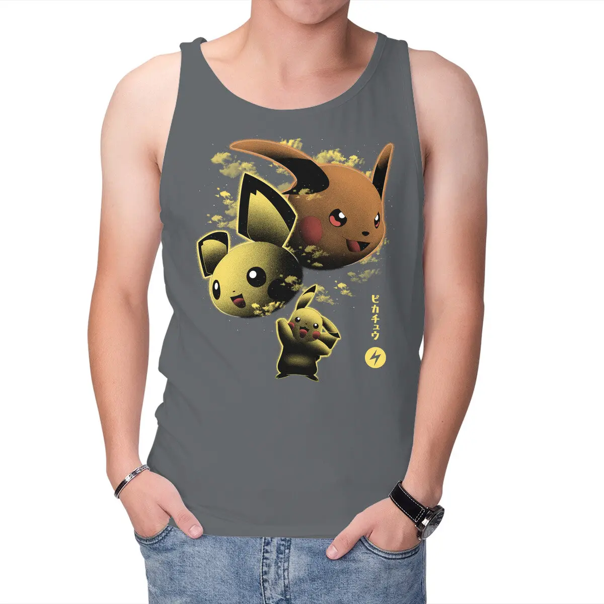 Electric Evolution Nightsky Unisex Tank Top - Image 7