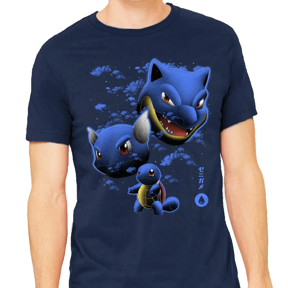 Water Evolution Nightsky Heavyweight Cotton T-Shirt for Men - Image 5