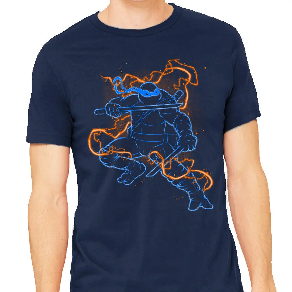 Leo Electric Neon Graphic T-Shirt for Men - Image 5