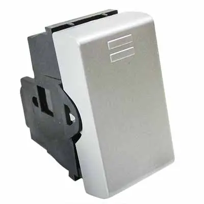 Apagador Leviton Modular Sencillo Gris - La Nueva Eléctrica 1