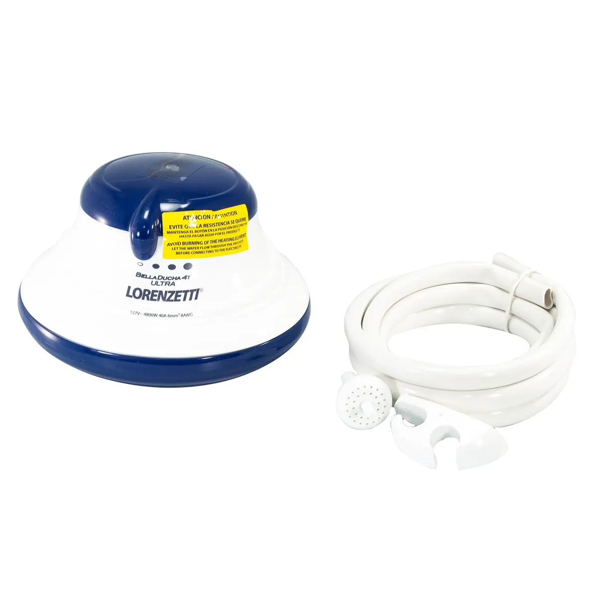 Regadera Lorenzetti 4T Azul - La Nueva Eléctrica 1