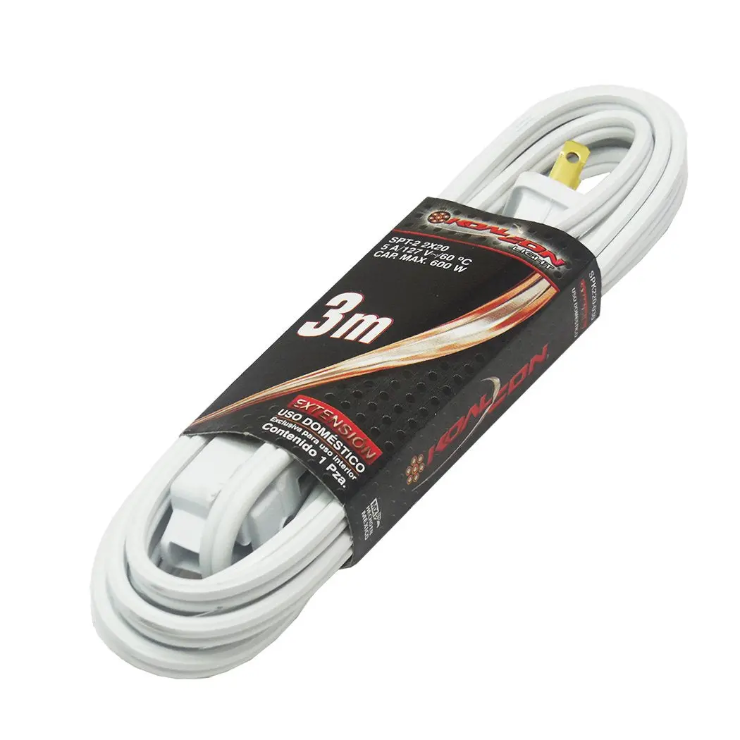 Extensión Traka 3 Mts Blanca - La Nueva Eléctrica 1