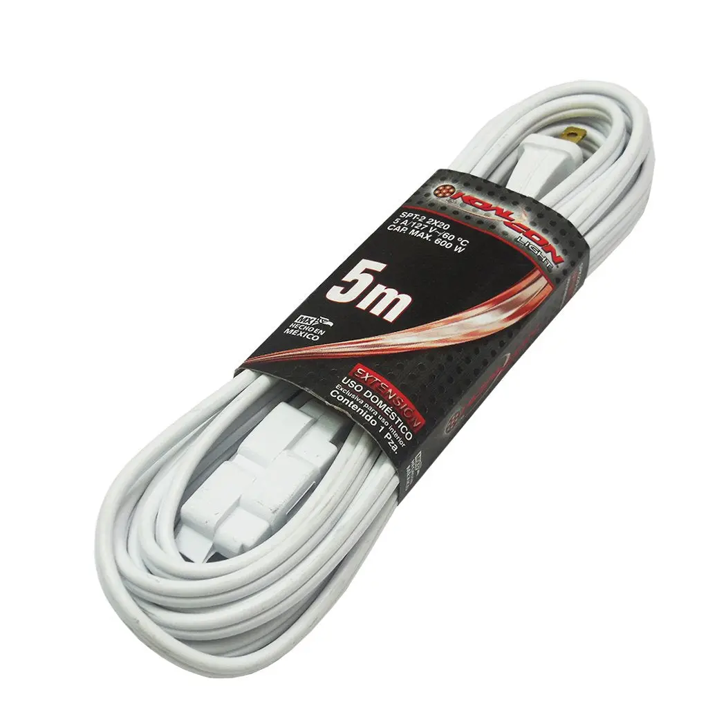 Extensión Traka 5 Mts Blanca - La Nueva Eléctrica 1
