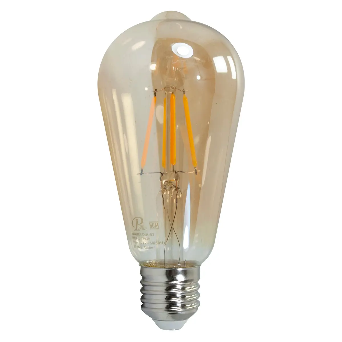 Foco Pinmarkt Led 4W Vintage St64 Edison Ámbar - La Nueva Eléctrica 1