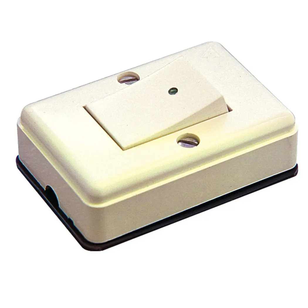 Apagador Royer Visible Plano Marfil 222 - La Nueva Eléctrica 1