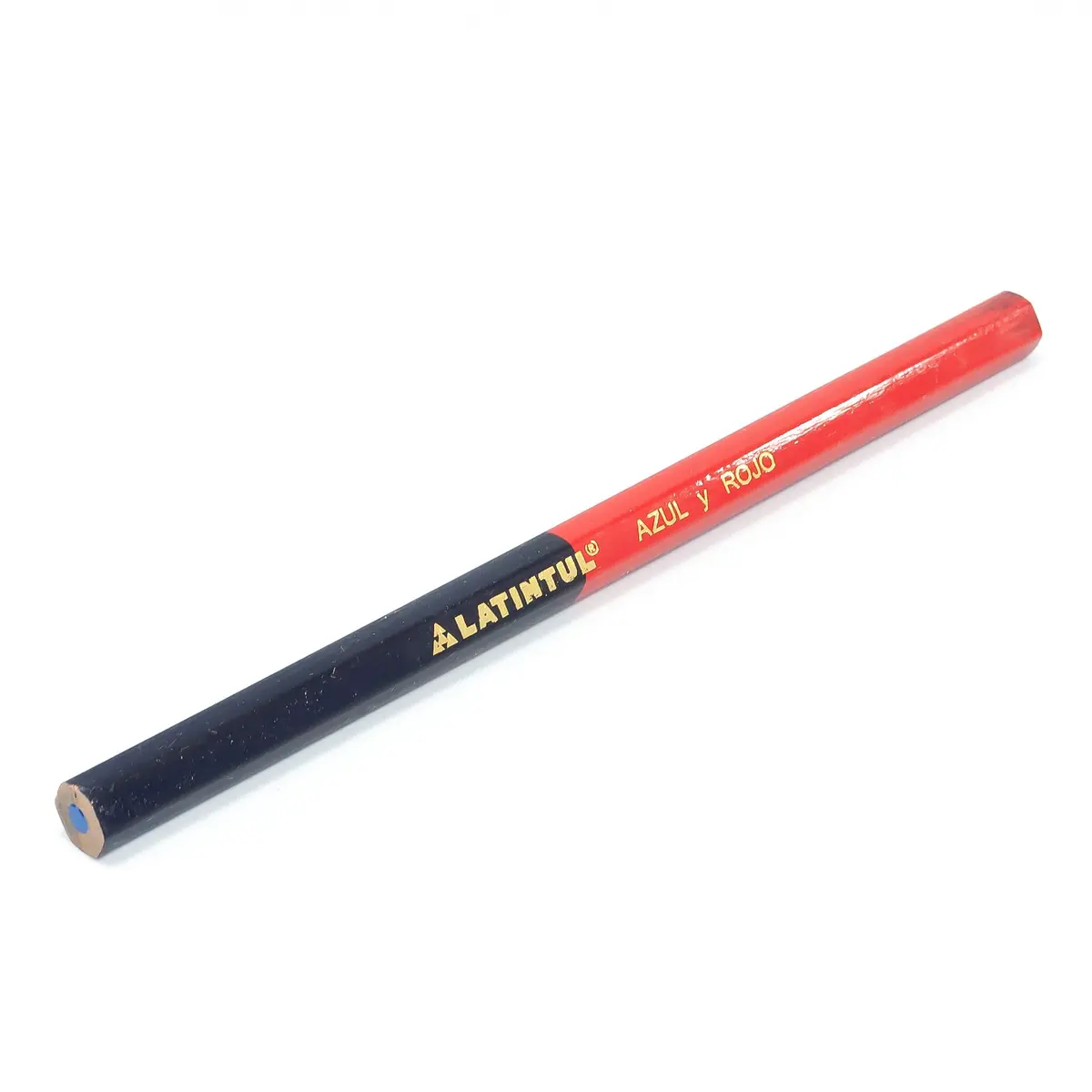 Lápices Latintul Carpintero Azul/Rojo 12 Piezas - La Nueva Eléctrica 1