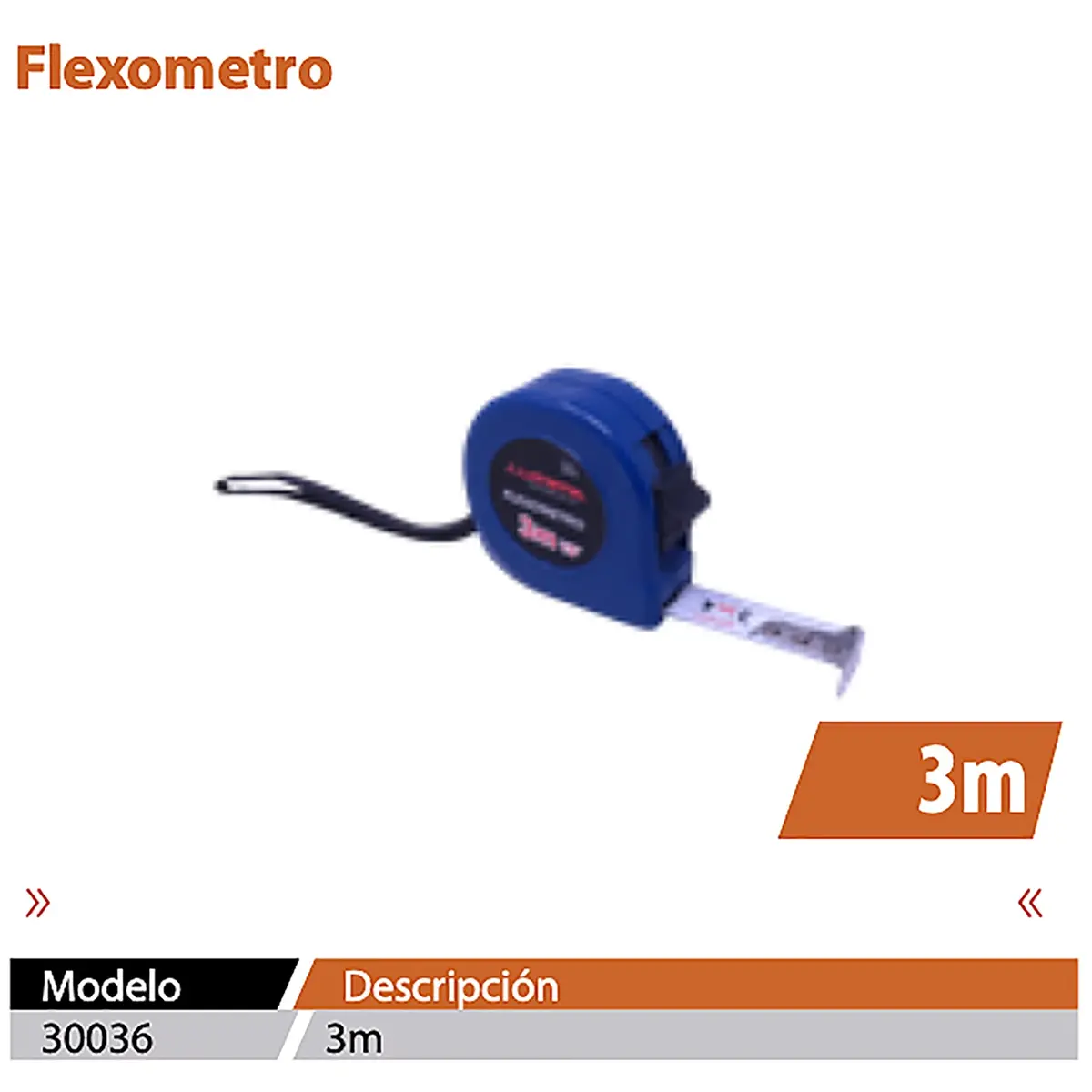 Flexómetro Latintul 3 Mts * 16 Mm - La Nueva Eléctrica 2