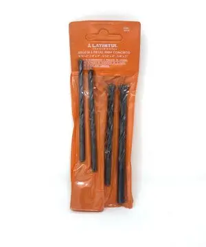 Brocas Latintul Para Concreto Juego 4 Piezas - La Nueva Eléctrica 1