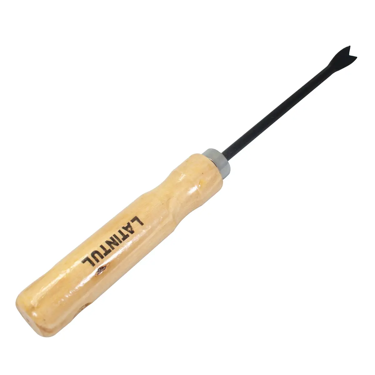 Herramienta Latintul Deshierbador Mango De Madera Largo 6" - La Nueva Eléctrica 1