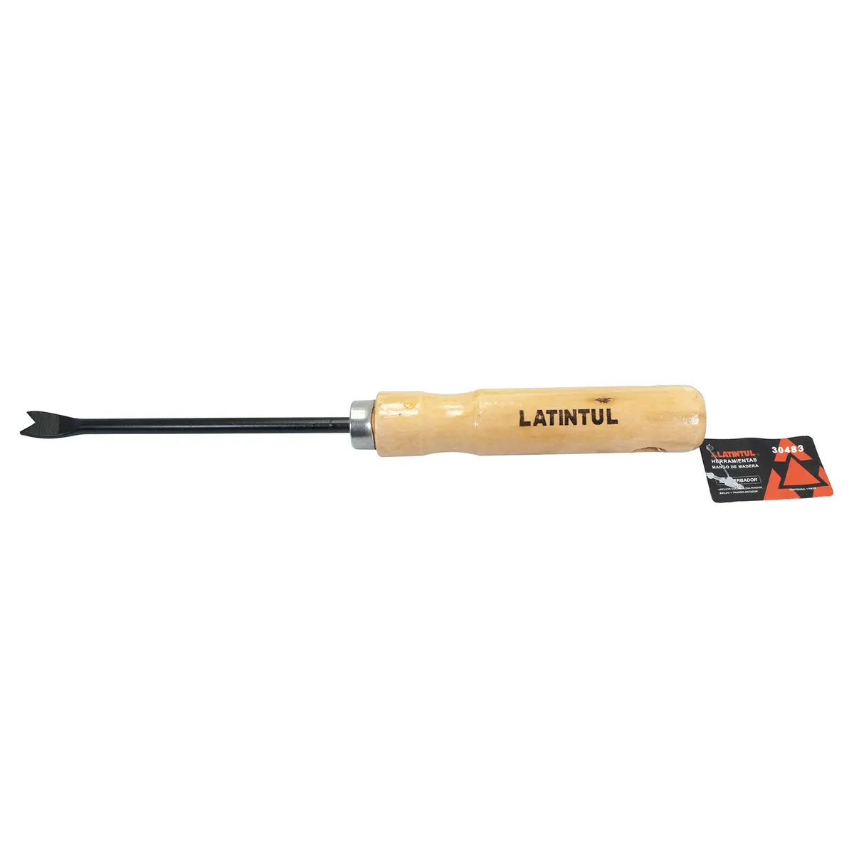 Herramienta Latintul Deshierbador Mango De Madera Largo 6" - La Nueva Eléctrica 2