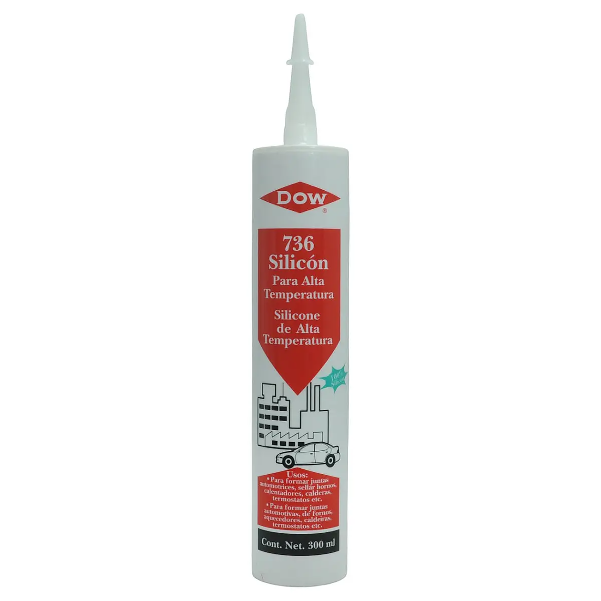 Silicon Dow 736 Rojo Alta Temperatura 072 1