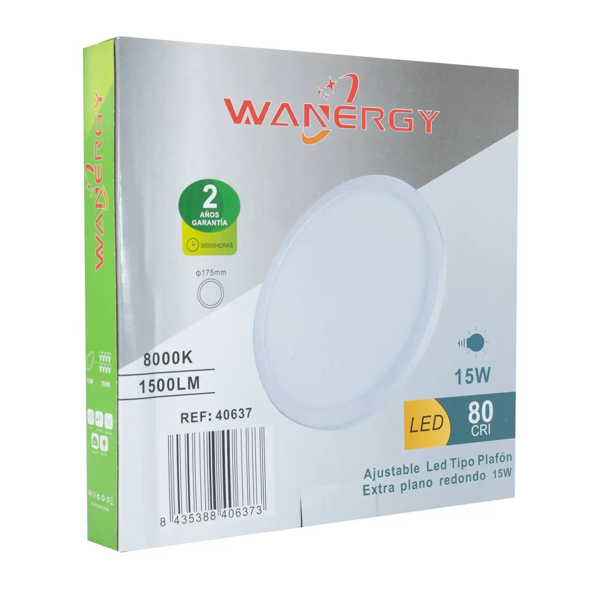 Empotrado Wanergy Led 15W Redondo - La Nueva Eléctrica 2