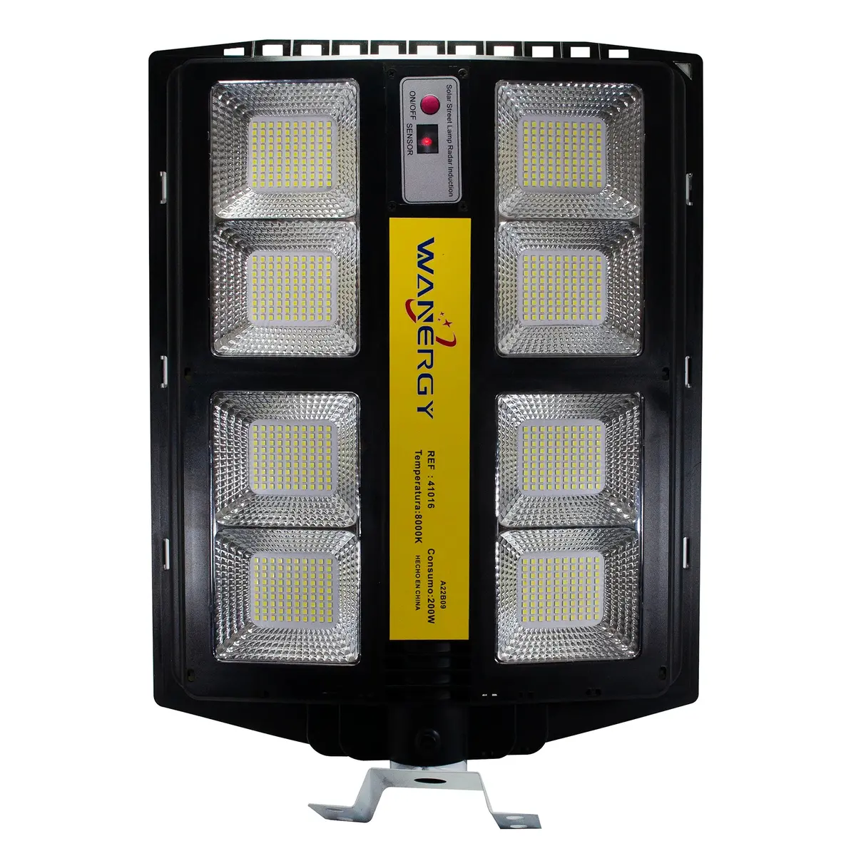 Suburbana Wanergy Led 200W Solar Con Poste - La Nueva Eléctrica 1