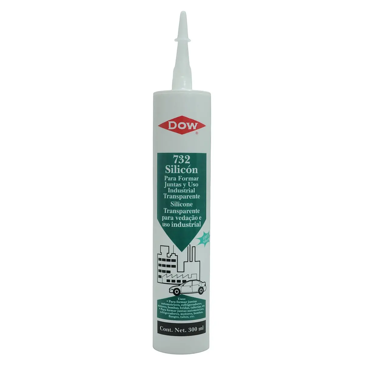 Silicon Dow 732 Claro (Transparente) 060 1