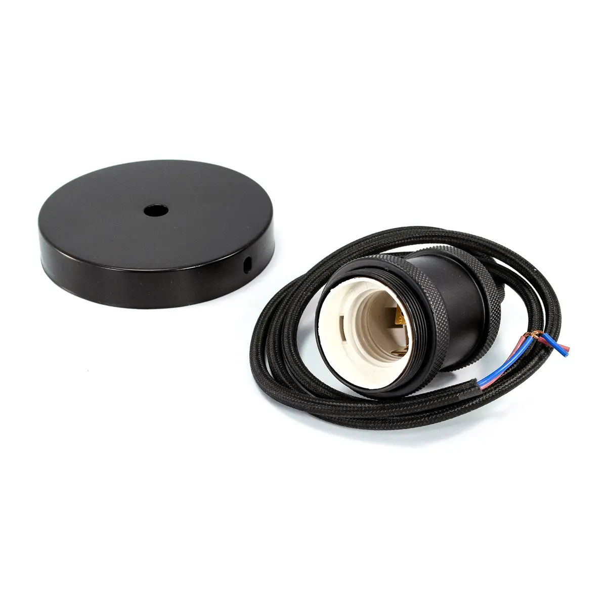 Socket Wanergy Colgante Negro Mate - La Nueva Eléctrica 1