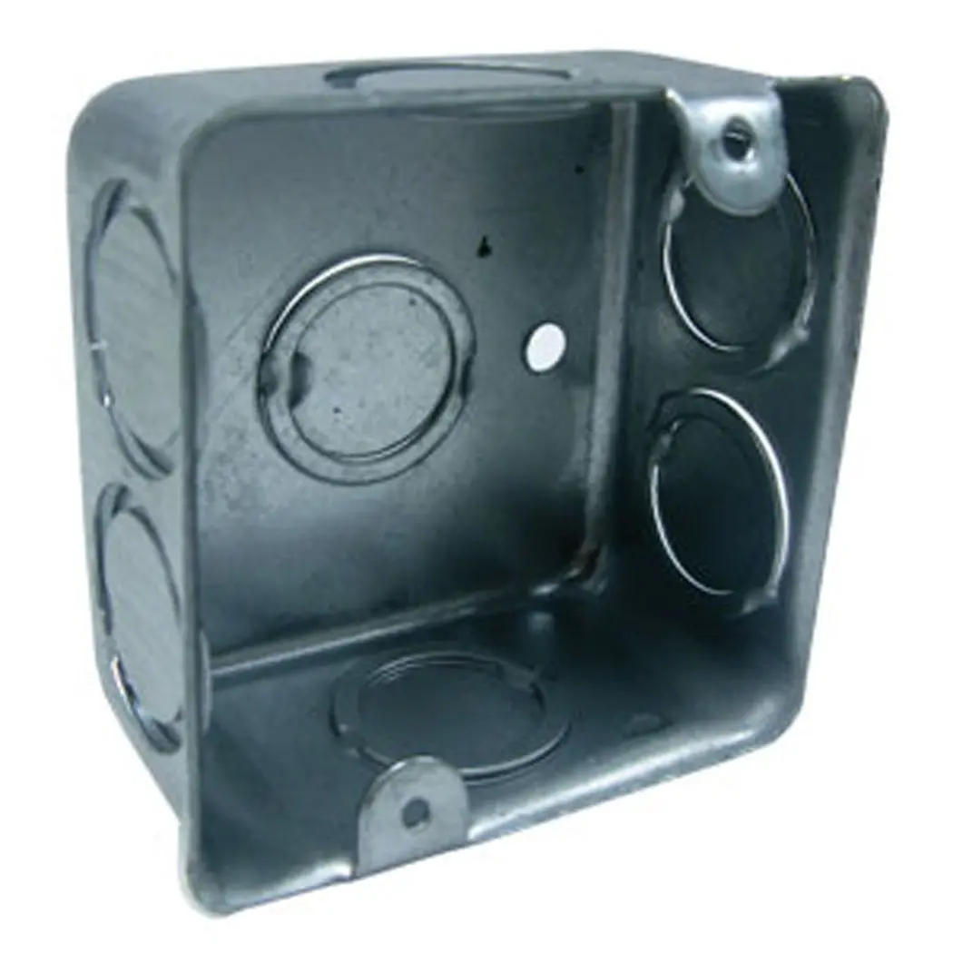 Caja Eco Cuadrada 1/2 Galvanizada - La Nueva Eléctrica 1