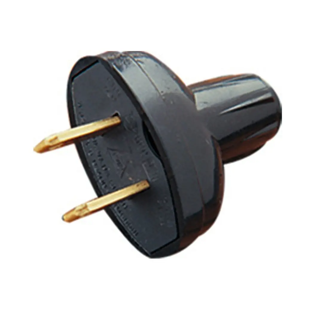 Clavija Royer Negra Polivalente Modelo 500 - La Nueva Eléctrica 1