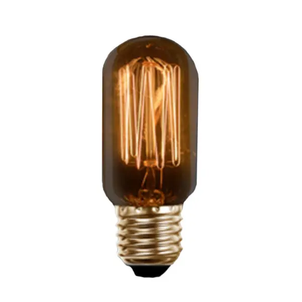 Foco Adir Vintage Tipo Flama T45 40W Color Ámbar - La Nueva Eléctrica 1