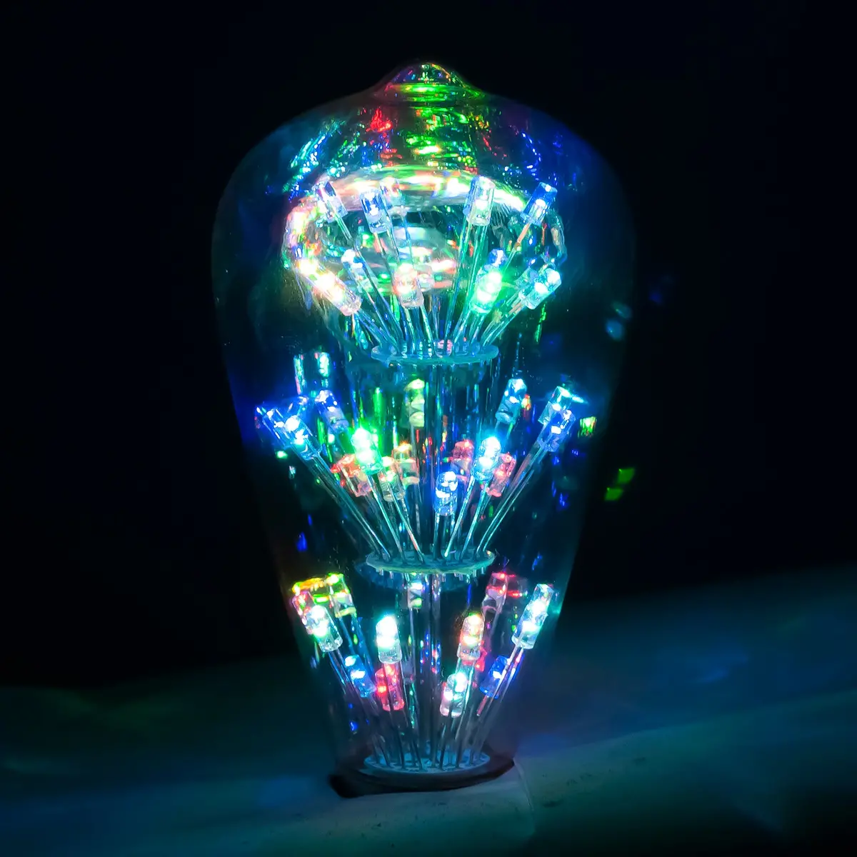 Foco Wanergy Vintage Led Luciérnaga Mtx-St64 3W Rgb - La Nueva Eléctrica 2