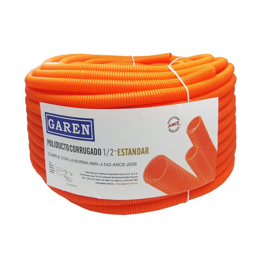Poliflex Garen 1/2 100 Mts Sin Guía Reforzado - La Nueva Eléctrica 1