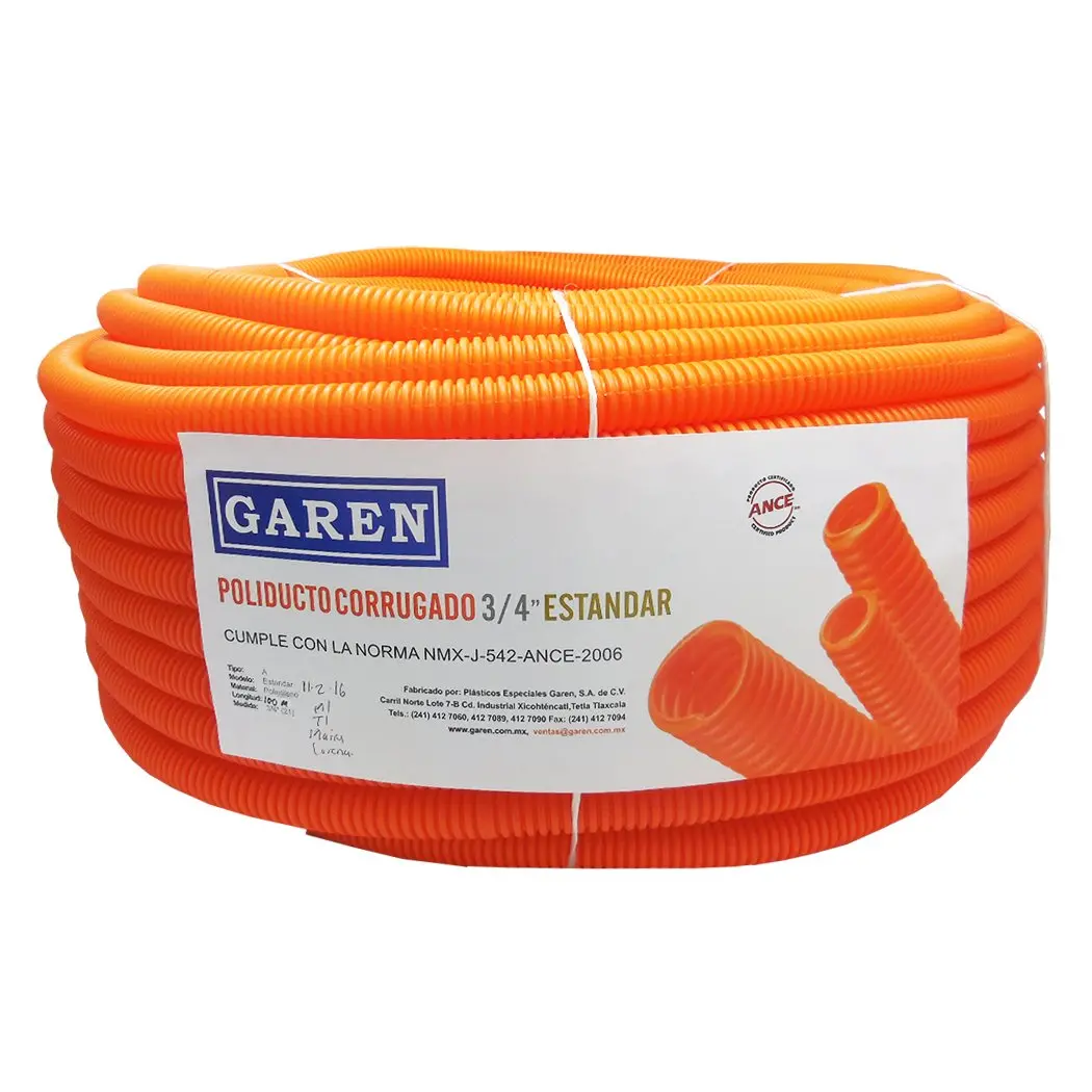 Poliflex Garen 3/4 100 Mts Sin Guía Reforzado - La Nueva Eléctrica 1