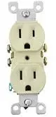 Contacto Leviton Modular Aterrizado Marfil - La Nueva Eléctrica 1