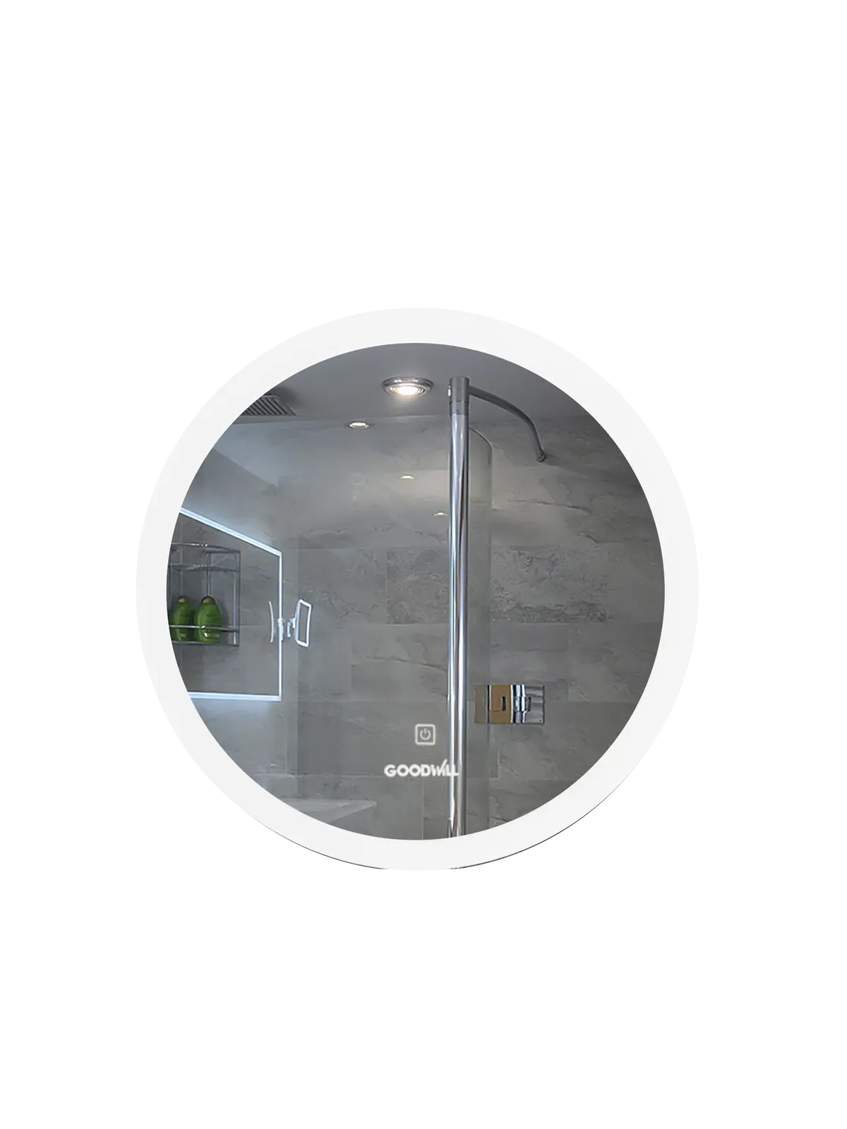 Espejo De Baño Con Luz Led Redondo - La Nueva Eléctrica 1