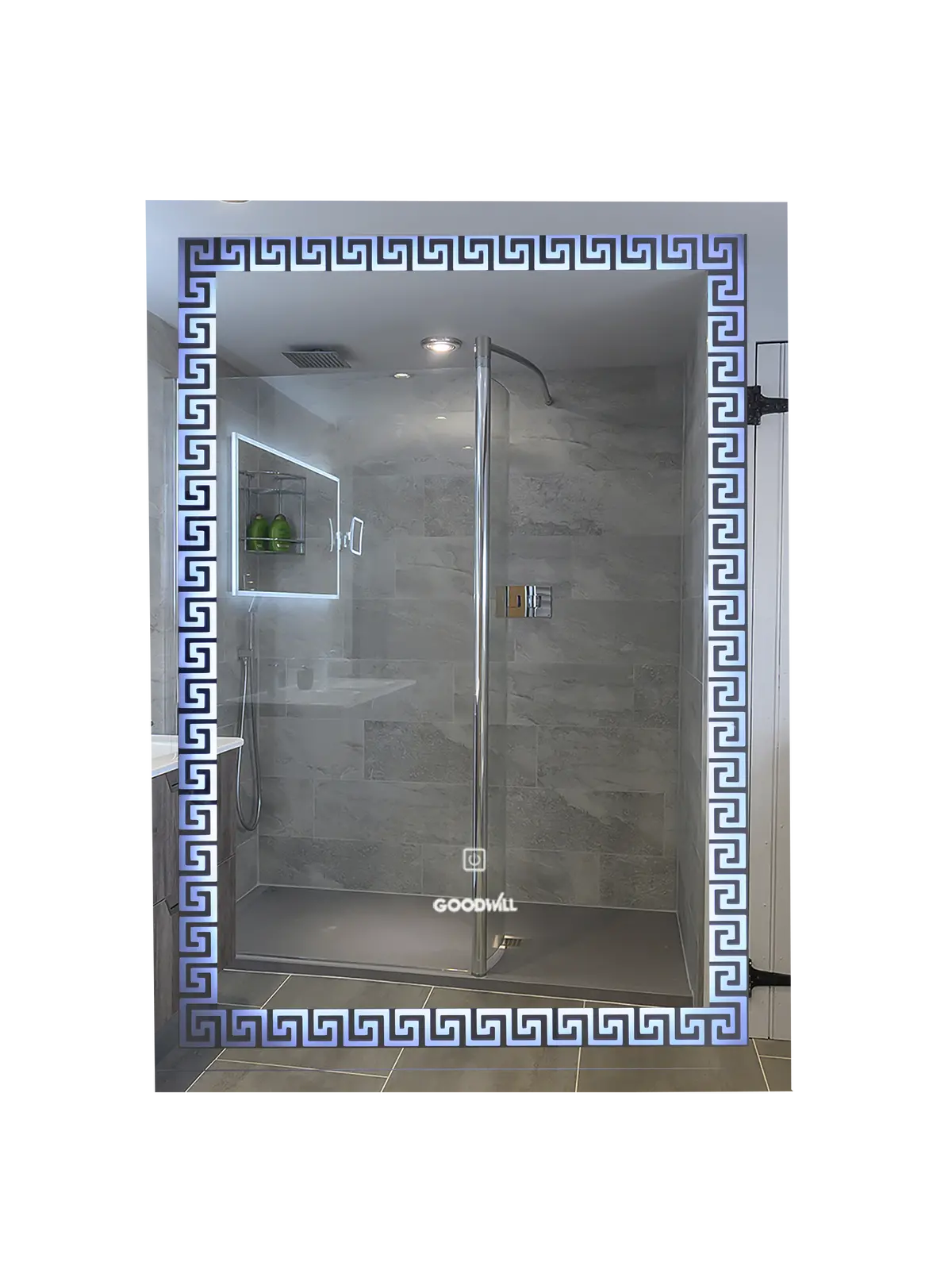 Espejo De Baño Con Luz Led Cuadrado 60X60 Cm - La Nueva Eléctrica 1