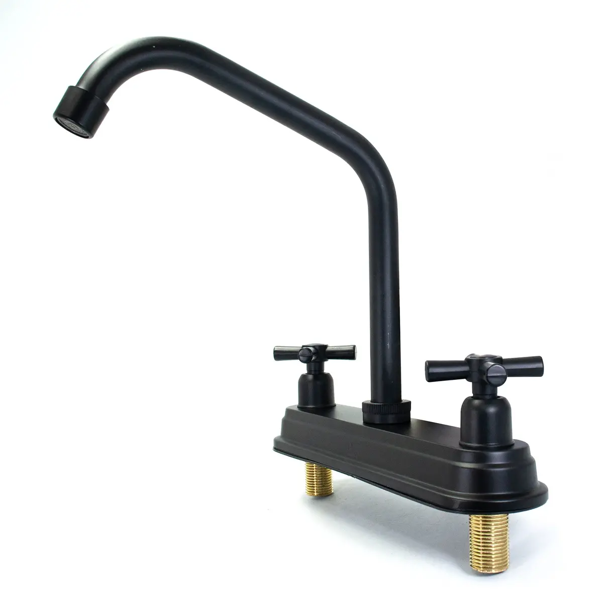 Mezcladora Gw Negro Mate Cuello Alto - La Nueva Eléctrica 1